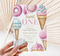 Sweet Birthday invitation, Ice cream birthday invitation-9